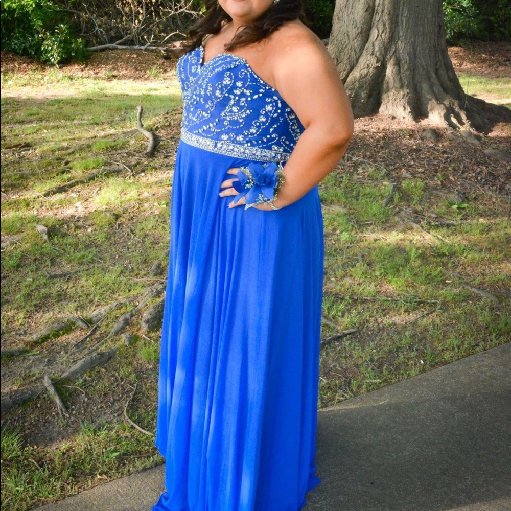 Plus Sized Prom Dress - Picture 3 of 3